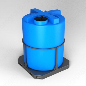 Емкость T 3000л в обрешетке в Екатеринбурге